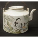 Antique Chinese porcelain teapot