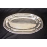 Vintage French silver meat platter