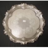 Edward VII Sterling silver salver