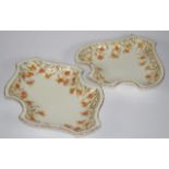 Two Victorian Derby Porcelain serving dishes