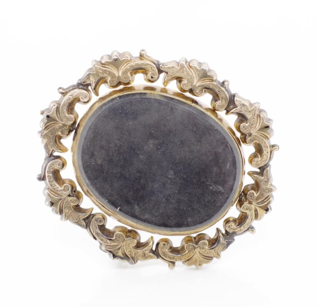 Victorian swivel mourning brooch - Image 2 of 3