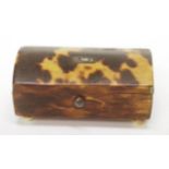 Antique tortoiseshell snuff box