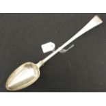 George III sterling silver basting spoon