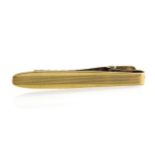 14ct yellow gold tie clip