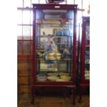 Small single door display cabinet