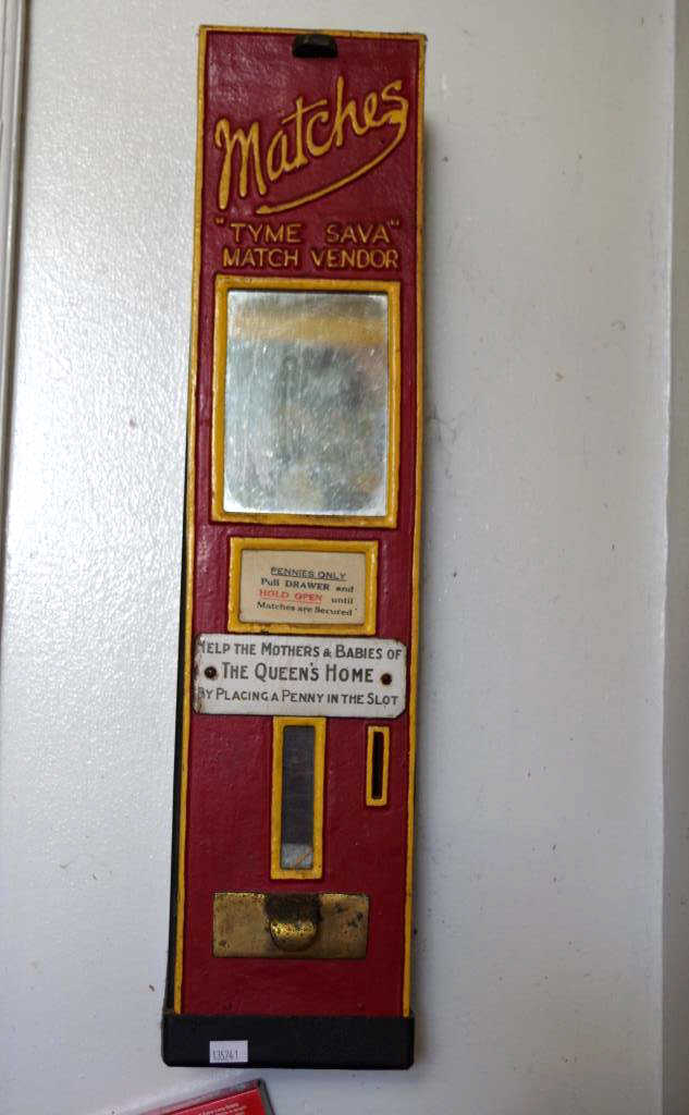 Antique Matches "Tyme Save' match vendor