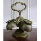 Antique three part dinner bell