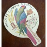 Arnotts Famous Biscuits cardboard fan