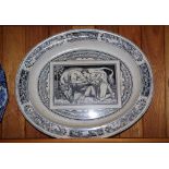 Victorian Wedgwood large oval