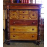 Large Victorian chest of drawers