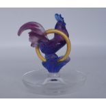 French Daum glass rooster / Coq