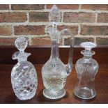 Stuart crystal wine flagon