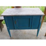 Antique kitchen cabinet with marble top