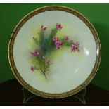Royal Worcester "Australian wild flowers" plate