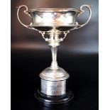 Large Sterling Silver trophy cup