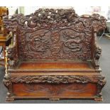 Antique Chinese bench seat