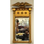 Regency gilt wall mirror