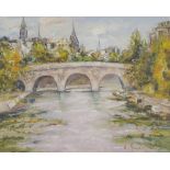 Anita Newman (b1946) 'Under the Bridges of Paris'