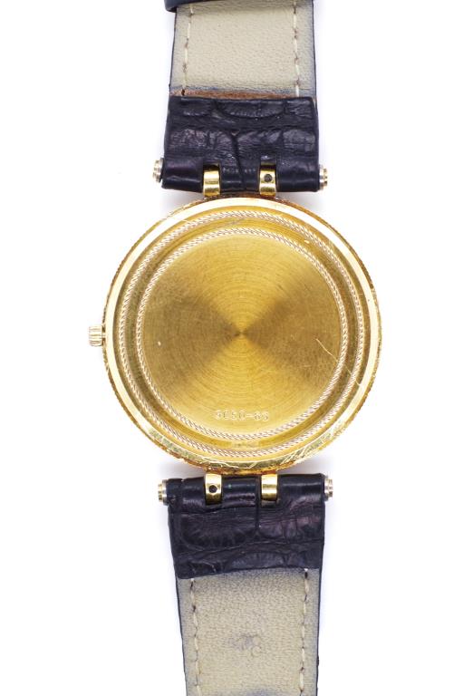 Diamond and ruby set 18ct yellow gold watch - Image 6 of 12