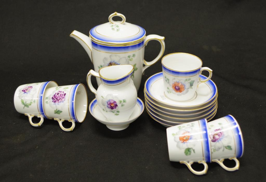 Vintage thirteen piece Royal Copenhagen coffee set - Image 2 of 2