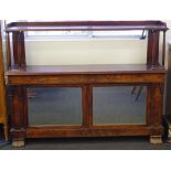 Victorian mahogany dumb waiter cabinet