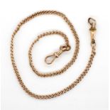 Antique 9ct rose gold chain