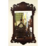 George III Cuban mahogany mirror