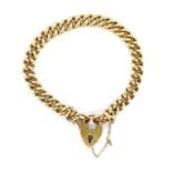 A large Victorian 15ct yellow gold bracelet