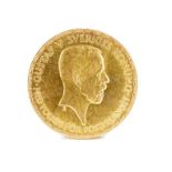 Swedish Gustaf V 20 Krone gold (.900) coin