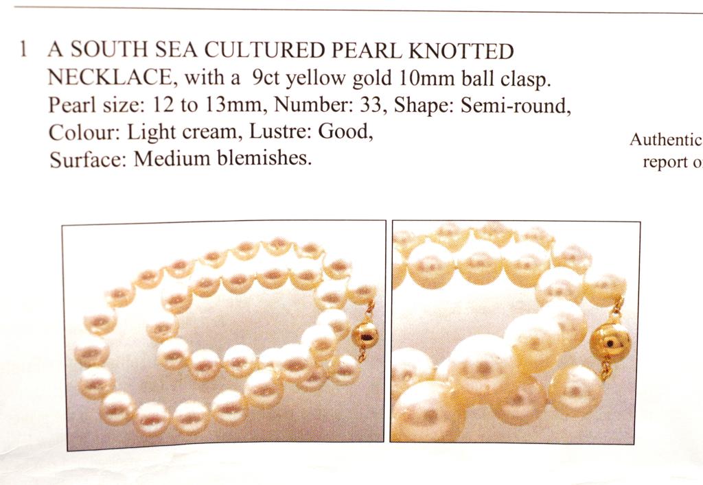 A good South sea pearl necklace - Image 8 of 8