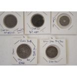Five early Chinese coins