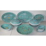 Chinese famille rose platters, bowls and tureens