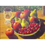 Paul Atroshenko (b1937) Fruit Bowl Still Life