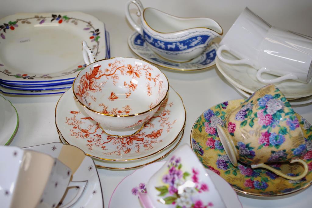 Collection vintage Shelley part teasets - Image 4 of 12