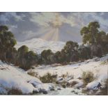 Kevin John Best (1932-2012) Winter Landscape