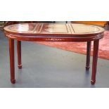 Chinese rosewood extension table
