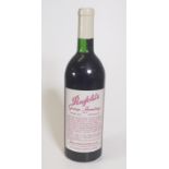 Bottle Penfolds vintage 1978 Grange Hermitage