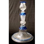 Venetian glass candlestick