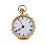 Edwardian 18ct yellow gold pocket watch