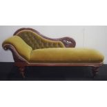 Antique chaise longue