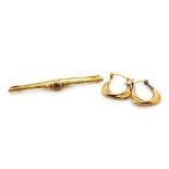 Victorian yellow gold brooch