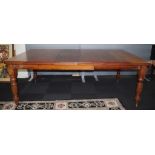 Edwardian cedar extension table