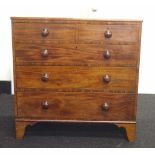 George III mahogany chest of drawers