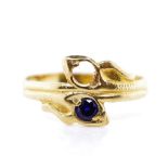 Mid century 18ct yellow gold ring