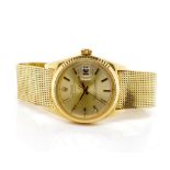 18ct yellow gold Rolex Oyster Perpetual Datejust
