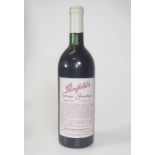 Bottle Penfolds vintage 1978 Grange Hermitage