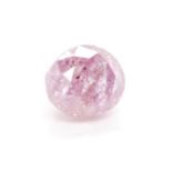 Loose natural pink diamond