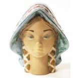 Lladro Head of a Woman figure