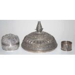 Three eastern silver wares