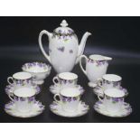 Royal Doulton 'Violets' coffee set